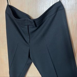 Long Tall Sally Black Straight Cut Trousers Size US 10 36inch Inseam NWT